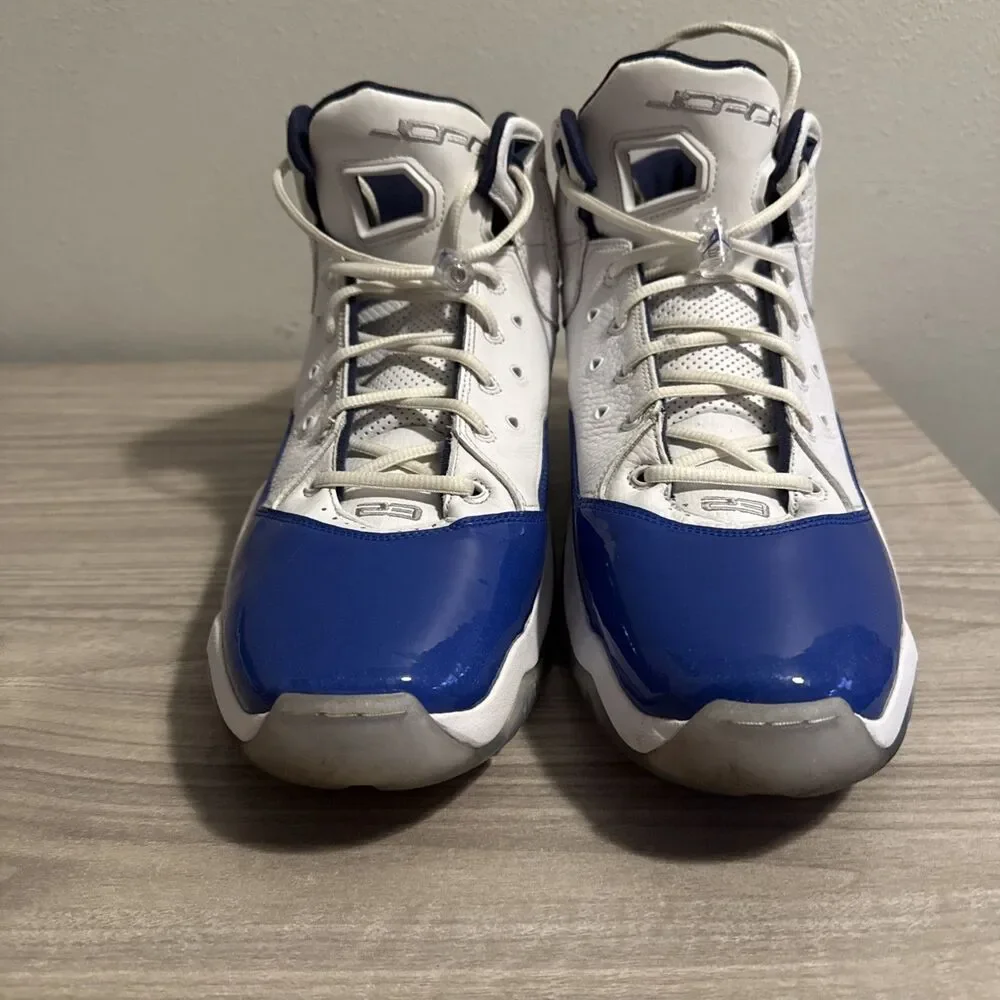 Jordan B’Loyal “White Metallic Silver Blue” Men’s Size 15 Lifestyle‎ Sneakers